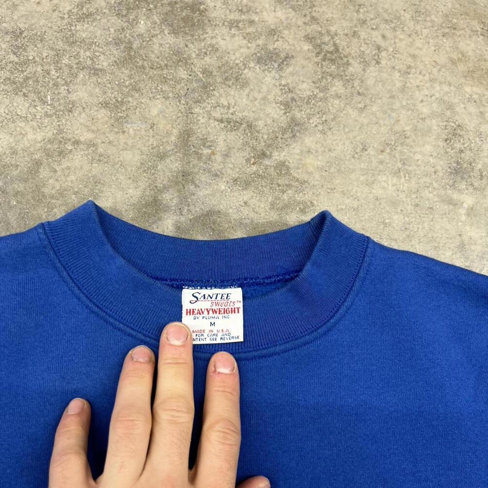 vintage oxford university collegiate blue made in usa crewneck size medium - Picture 3 of 3